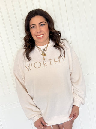 The Worthy Cozy Cloud Knit - 120 Graphic Tees - The Farmhouse