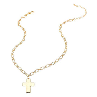 Timeless Faith Paperclip Chain Necklace, Gold - 290 Jewelry - The Farmhouse