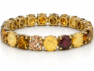 TOVA Croatia Stretch Bracelet, Caramel Mix - 290 Jewelry - The Farmhouse