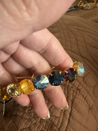 TOVA Croatia Stretch Bracelet, Midnight Express - 290 Jewelry - The Farmhouse