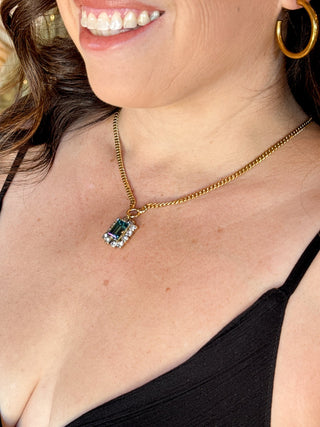 TOVA Darla Necklace, Blue Lemon - 290 Jewelry - The Farmhouse