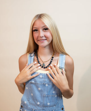 TOVA Darla Necklace, Blue Lemon - 290 Jewelry - The Farmhouse