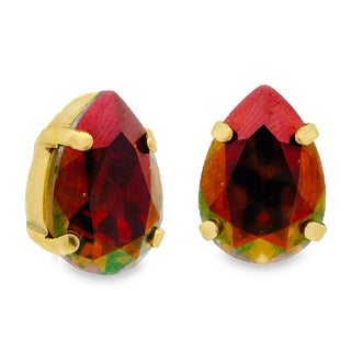 TOVA Lumi Pear Stud Earrings, Chocolate - 290 Jewelry - The Farmhouse