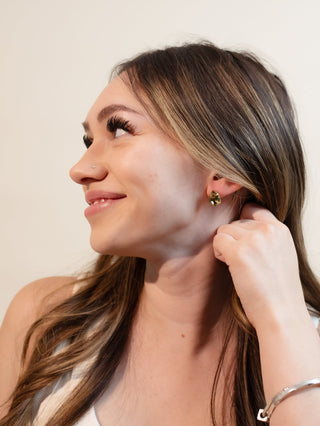 TOVA Lumi Pear Stud Earrings, Dark Starlight - 290 Jewelry - The Farmhouse