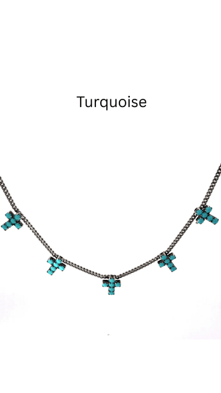 TOVA Multi Cross Necklace - 290 Jewelry - The Farmhouse