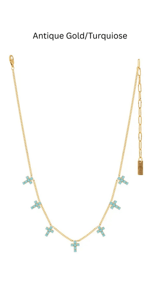 TOVA Multi Cross Necklace - 290 Jewelry - The Farmhouse