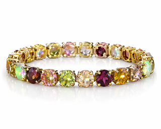 TOVA Oakland Stretch Bracelet, Caramel Mix - 290 Jewelry - The Farmhouse