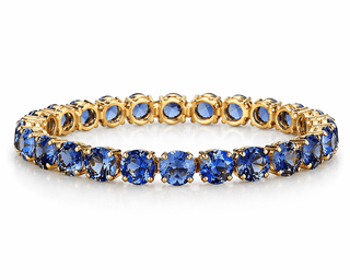 TOVA Oakland Stretch Bracelet, Sapphire Champagne - 290 Jewelry - The Farmhouse