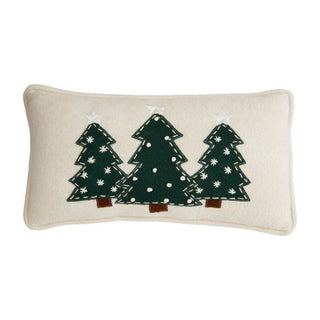 Triple Tree Felted Pillow - The Farmhouse