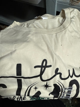 True Story Christian Boho Christmas Graphic Tee, Natural - 120 Graphic Tees - The Farmhouse