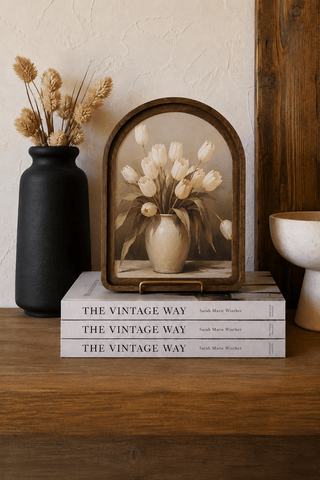 Tulips Arch Framed Art 8.25x11" - 420 Home Decor - The Farmhouse