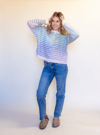 TWENTIFOURTH Women's Key Lime Cutie Knit Cardigan - 140 Sweatshirts + Sweaters - The Farmhouse