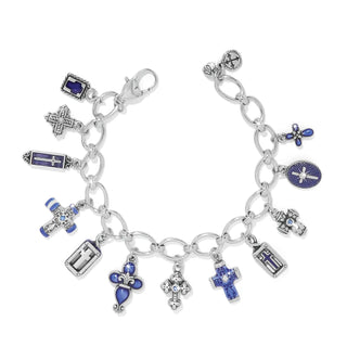 BRIGHTON UNITY CROSS CHARM BRACELET JF0368