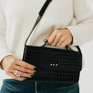 Urban Foldover Woven Clutch Crossbody - Other Bags - The Farmhouse