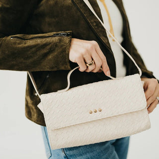 Urban Foldover Woven Clutch Crossbody - Other Bags - The Farmhouse