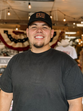 USA Gold Patriot Snapback Hat - Black - The Farmhouse