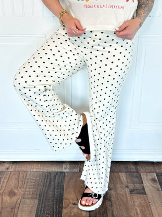 Vanilla Bean Polka Dot Pants - 240 Pants - The Farmhouse
