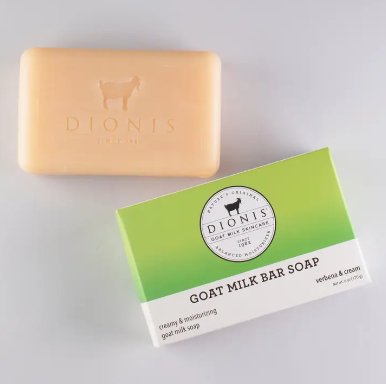 Verbena & Cream Goat Milk Bar Soap - Dionis - The Farmhouse
