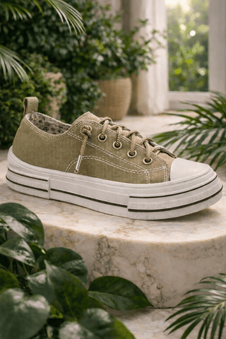 Very G Aman Slip On Sneaker, Khaki - 300 Footwear - The Farmhouse