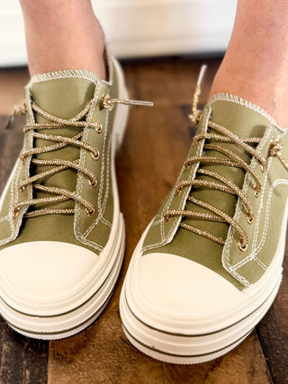 Very G Aman Slip On Sneaker, Khaki - 300 Footwear - The Farmhouse
