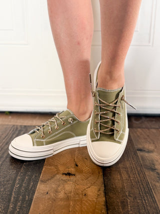 Very G Aman Slip On Sneaker, Khaki - 300 Footwear - The Farmhouse