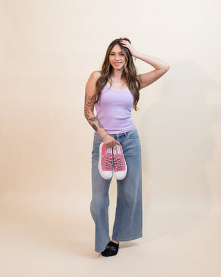 Very G Aman Slip On Sneaker, Pink Sparkle - 300 Footwear - The Farmhouse