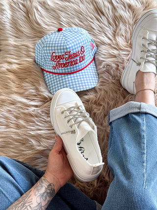 Very G Aman Slip On Sneaker, White - 300 Footwear - The Farmhouse