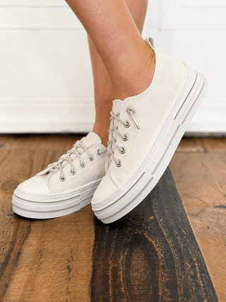 Very G Aman Slip On Sneakers, Harmon Sparkle Natural - 300 Footwear - The Farmhouse