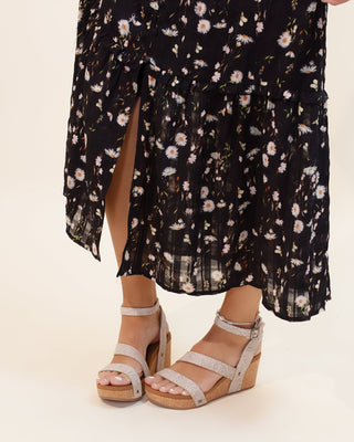 Very G Kiara Boho Cork Wrapped Wedge - 300 Footwear - The Farmhouse