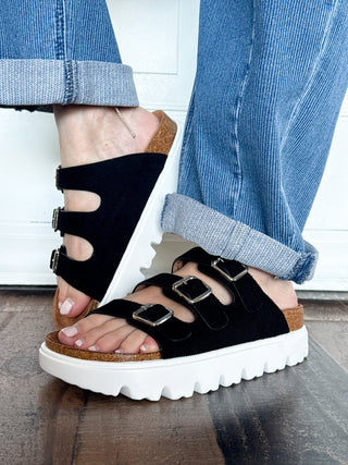 Very G Plaza Slip On Platform Sandal, Black - 300 Footwear - The Farmhouse