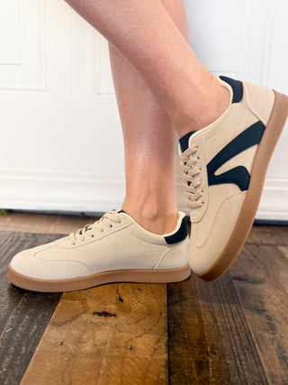 Very G Retro Throwback Sneaker, Beige - 300 Footwear - The Farmhouse