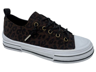 Very G Women's Aman Leopard 3 Sneaker, Dark Brown - 300 Footwear - The Farmhouse