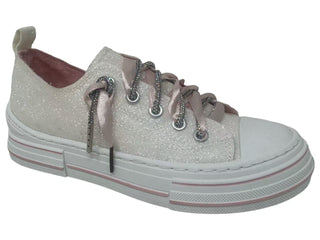 Very G Women's Aman Mary's Version Sneaker, White Glitter - 300 Footwear - The Farmhouse