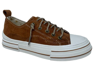 Very G Women's Aman Suede Sneaker, Tan - 300 Footwear - The Farmhouse
