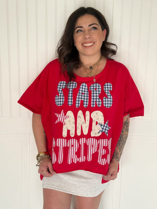 Vintage Americana Graphic Top - 110 Blouses - The Farmhouse