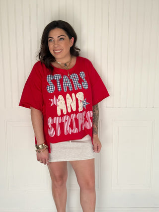Vintage Americana Graphic Top - 110 Blouses - The Farmhouse