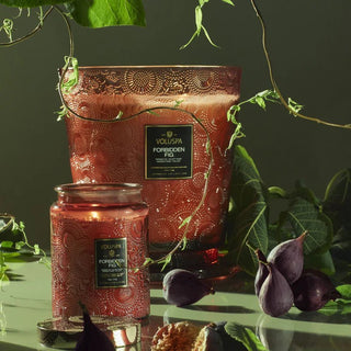 Voluspa Large Jar 18oz Candle, Forbidden Fig - 410 Candles & Scents - The Farmhouse