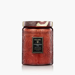 Voluspa Large Jar 18oz Candle, Forbidden Fig - 410 Candles & Scents - The Farmhouse