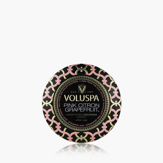 Voluspa Mini Tin Can 4oz Candle, Pink Citron Grapefruit - 410 Candles & Scents - The Farmhouse