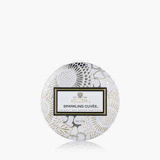 Voluspa Mini Tin Can 4oz Candle, Sparkling Cuvee - 410 Candles & Scents - The Farmhouse