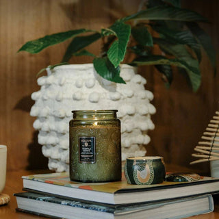 Voluspa Mini Tin Can 4oz Candle, Temple Moss - 410 Candles & Scents - The Farmhouse