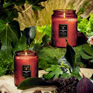 Voluspa Small Jar 5.5oz Candle, Forbidden Fig - 410 Candles & Scents - The Farmhouse