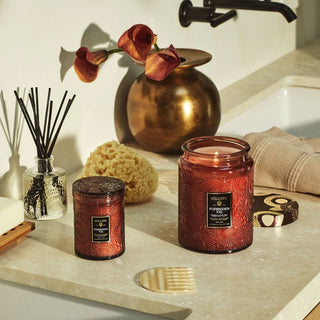 Voluspa Small Jar 5.5oz Candle, Forbidden Fig - 410 Candles & Scents - The Farmhouse