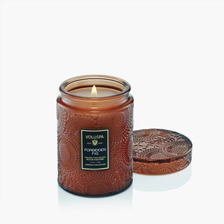 Voluspa Small Jar 5.5oz Candle, Forbidden Fig - 410 Candles & Scents - The Farmhouse