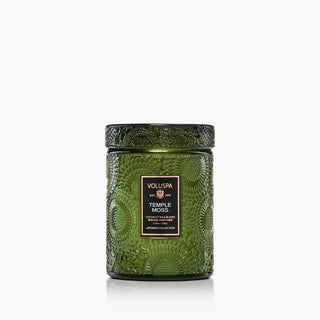 Voluspa Small Jar 5.5oz Candle, Temple Moss - 410 Candles & Scents - The Farmhouse