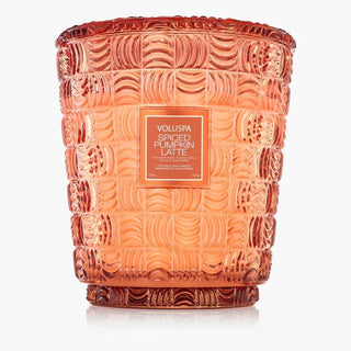 Voluspa XL 5 Wick Hearth 123oz Candle, Spiced Pumpkin Latte - 410 Candles & Scents - The Farmhouse