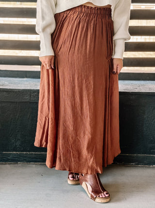 Wagon Wheel Boho Western Midi Skirt - The Farmhouse