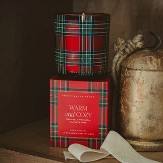 Warm and Cozy 12 oz Boxed Soy Candle - 410 Candles & Scents - The Farmhouse
