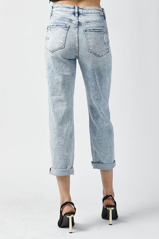 Weekend Getaway High - Rise Boyfriend Jeans - The Farmhouse