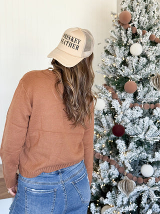 Whiskey Weather Sweater, Brown - 140 Sweatshirts + Sweaters - The Farmhouse
